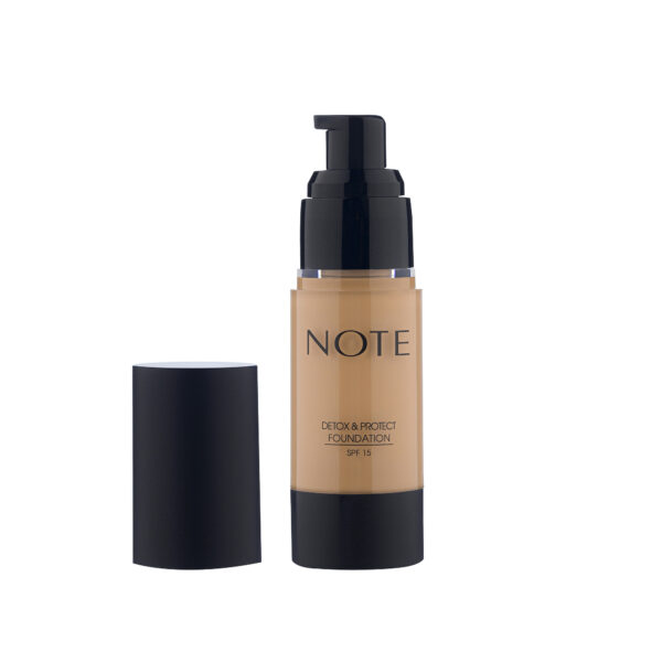 Note Detox And Protect Foundation 05 Pump - Honey Beige