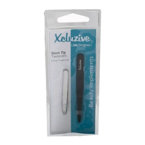 Xcluzive Slant Tweezers - Black Coated