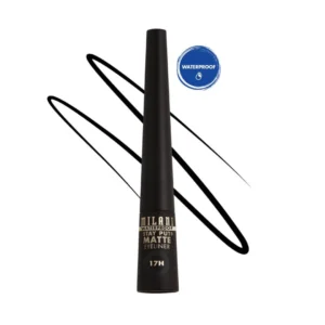 Milani Stay Put Matte Liquid Eyeliner Waterproof- Black
