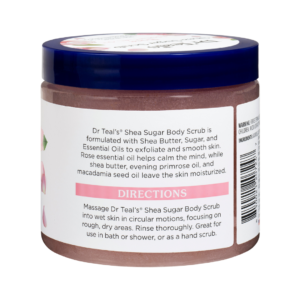 Dr Teal's Shea Sugar Body Scrub Rose 538G
