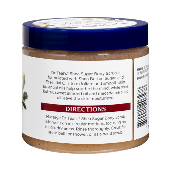 Dr Teal's Shea Sugar Body Scrub Shea Butter & Almond Oil 538G