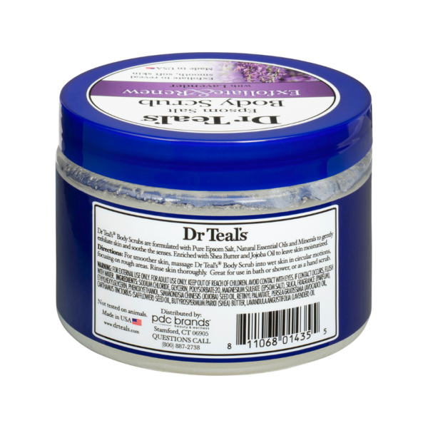 Dr Teal's Epsom Salt Body Scrub Lavender 454G - Image 3