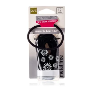 QVS THICK STRECHY ELASTICS BLK12S