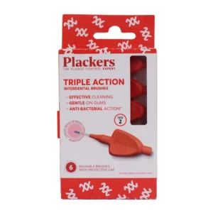 Plackers Triple Action Interdental Brushes Iso Size 2