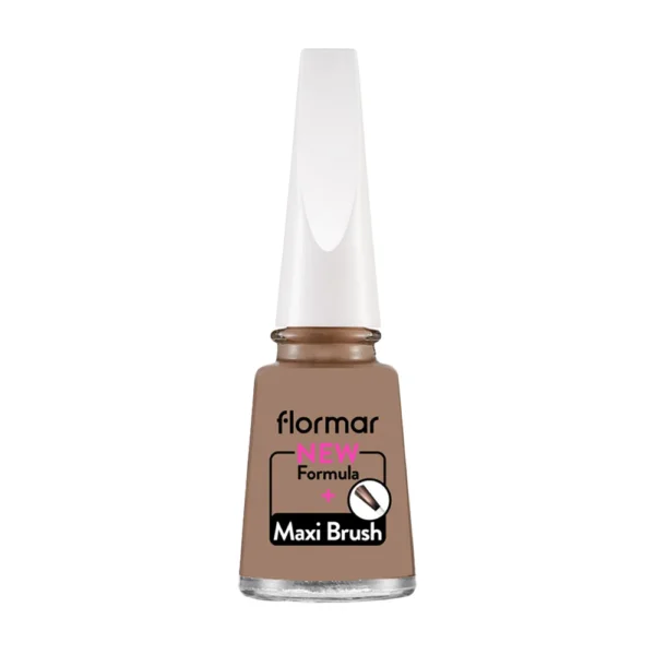 Flormar Classic Nail Enamel With New Improved Formula & Thicker Brush - 413 Tree Bark