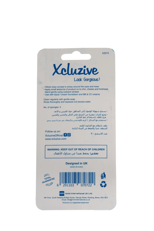 Xcluzive 4 Latex Wedges(Foundation Sponges) - Image 2