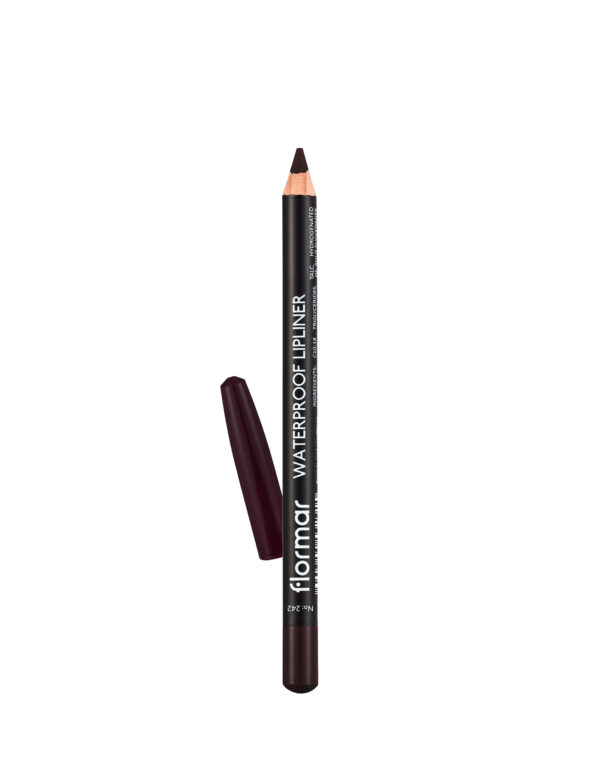 Flormar Waterproof Lipliner Pencil - 242 Deep Bordeaux