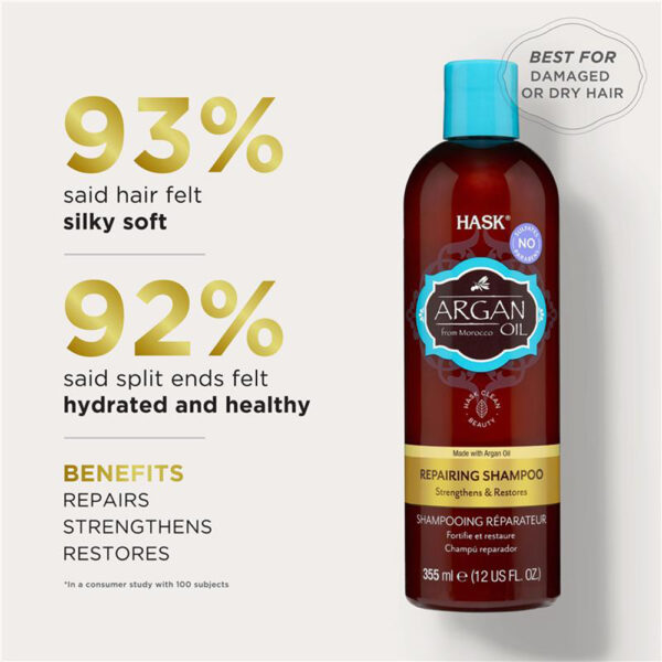 Hask Argan Shampoo + Conditioner 355Ml Value Pack - Image 4