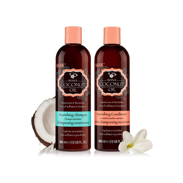 Hask Coconut Shampoo 355Ml & Conditioner 355Ml X2 Value Pack