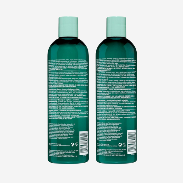 Hask Tea Tree Oil & Rosemary Shampoo 355ml + Conditioner 355ml Value pack - Image 3