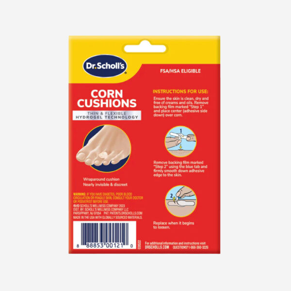 Dr. Scholl's DuraGel Callus Cushion Immediate & All Day Pain Relief 5ct - Image 2