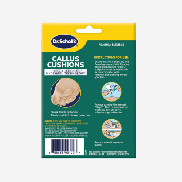 Dr. Scholl's DuraGel Bunion Cushion Thin + Flexible 5ct - Image 2